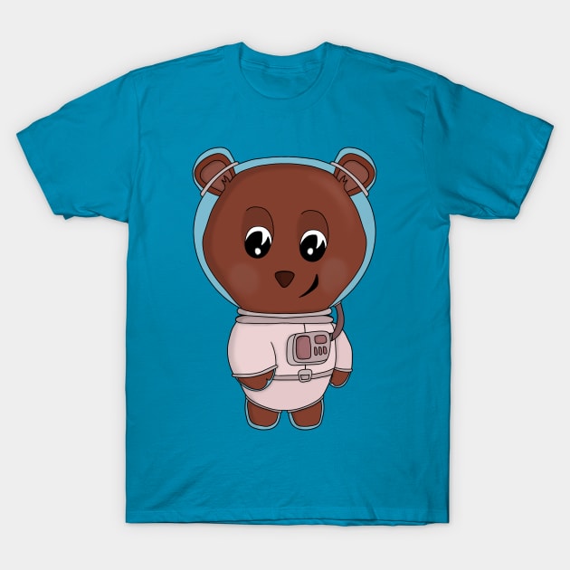 An astronaut bear wearing a spacesuit T-Shirt by DiegoCarvalho